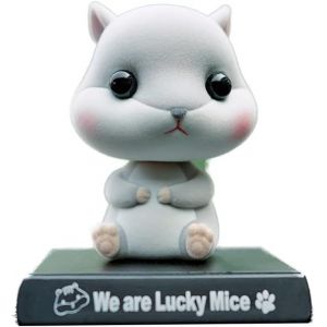 Figurine de décoration de voiture créative Animaux miniatures en mouvement - Neuf