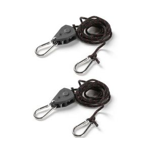 Sangles D'arrimage Robustes &Agrave; Poulie R&eacute;glable Pour Kayaks Et Cano&euml;s - Lot De 2, R&eacute;sistantes Aux Intemp&eacute;ries, Cliquet &Agrave; D&eacute;gagement Facile, Sangles De Chargement Polyvalentes - Neuf