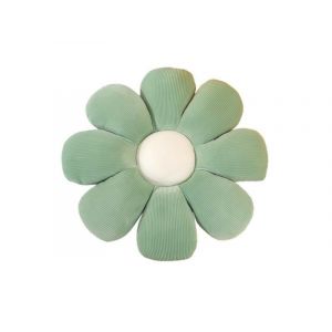 Coussin de sol Daisy vert 38 cm en peluche - Neuf
