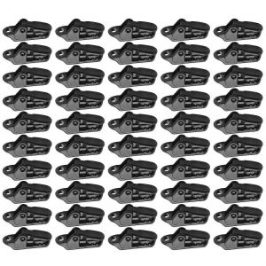 50pcs Sail Tarp Clips S&eacute;curise La Pince Avec Une Forte Poign&eacute;e De Verrouillage Pour Le Camping En Plein Air,La Tente,L'auvent,La Banni&egrave;re Ti - Neuf