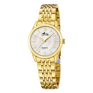 Montre Femme Lotus Classique Acier Dor&eacute; - Neuf