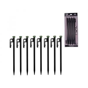 Sardines Piquets De Tente En Acier Forg&eacute; S45c Pour Sols Durs Et Pierreux - Lot De 6 Ancrages Robustes De 30 Cm Pour Camping Tarp - Neuf