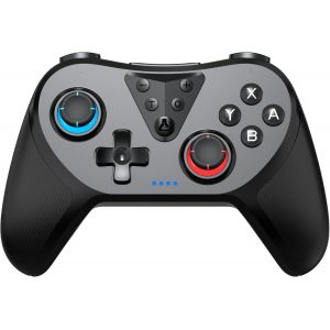 - K-Pad Helium Sw - Manette Switch Sans Fil Bluetooth - Manette Switch Nintendo Avec Vibrations Ajustables, Gyroscope, Mode Turbo, Autonomie Longue Durée ¿ Switch 2/Oled/Pc/Android/Ios - Neuf