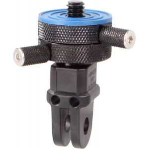 Tripod-2-ProFork | Tête rotule de trépied en Aluminium pour Les appareils Photos | Compatible au caméra d'action GoPro Hero -Max et similaires | Accessoire de Filetage ¿¿ - Neuf