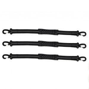 Lot De 3 Sangles De Transport En Nylon Pour Patins A Roulettes, Chaussures De Ski, Snowboard, Noir - Neuf