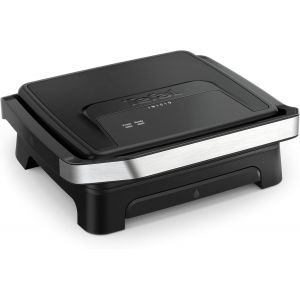 TEFAL INICIO - GRIL MULTIFONCTION & PANINI - CHAUFFE RAPIDE - NOIR - Neuf