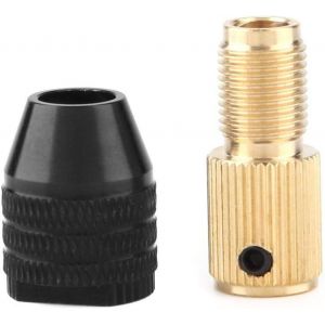 Mini mandrin de perceuse électrique 0.3 à 3.4mm,Mandrin de perceuse à changement portable pour arbre de moteur,outils rotatifs accessoires (2mm) - Neuf
