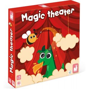 Sansh-- Magic Theater - Jeu De Société Enfant - Jeu D'obersation Et De Déduction - Certifié Fsc - À Partir De 2 Joueurs - Dès 3 Ans ¿ J02624 - Neuf