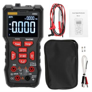 XYONG Multimetre numerique intelligent AN82, testeur de tension AC/DC, courant, frequence, resistance, noir - Neuf