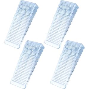 LETNERNY-4 Pièces Antidérapante Cale De Porte Au Sol Avec Hauteur Réglable, Cale Porte Caoutchouc Transparent, Arrêts De Portes Pour Protection De Maison Bureau Porte Mur - Neuf