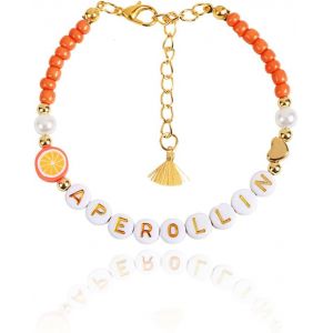 Kalsw-Cadeau Aperol,1 Pi&egrave;ce Bracelet Aperol,D&eacute;coration Aperol,Pour Soir&eacute;e D'&eacute;t&eacute; Et Mottoparty - Neuf