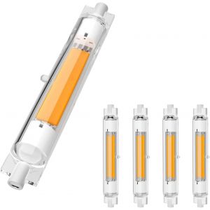 Ampoules R7s Led 118mm Dimmable,30w &Eacute;quivalent &Agrave; Ampoule Halog&egrave;ne 118mm 300w, Sans Scintillement,Blanc Chaud 3000k 3000lm,&Eacute;clairage &Agrave; Faisceau 360&deg;,Ac 220-240v, Lot De 2 - Neuf