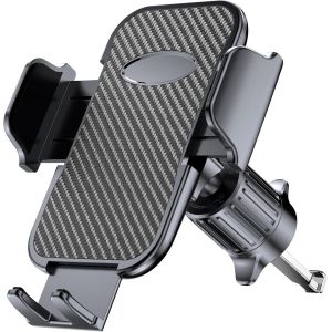 JGD-Support T&eacute;l&eacute;phone Voiture,Porte Telephone Voiture Ventilation[Clip Am&eacute;lior&eacute;&Rotation 360&deg;& Un Bouton de Lib&eacute;ration] Compatible avec Smartphone/GPS 4,0''-7,0 - Neuf
