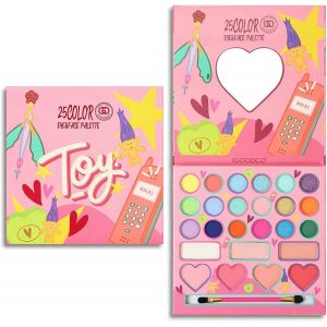 ERYI-Coffret Maquillage Enfant, Maquillage Enfant Non Toxique Et Lave-Able Pour Enfants, Maquillage Enfant Pour Halloween, Ensemble De Maquillage Princesse Diy Pour Filles (25 Couleur) - Neuf