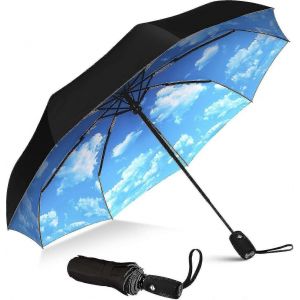 Parapluie De Voyage Coupe-Vent - Compact,L&eacute;ger,Automatique,Fort - Neuf