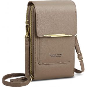 Petit Sac Bandouliere Telephone Portable Femme Fille Portefeuille Sac À Bandoulière En Cuir Pu Porte Carte Porte Monnaie Mini Étui Pochette Sacoche Pour Femmes Filles - Neuf