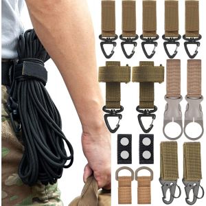Jgd-15pcs Molle Attachements De Sangles Ensemble De Pinces Pour &Eacute;quipement Tactique Pour Gilet De Sac &Agrave; Dos Tactique - Gardiens De Ceinture En Nylon, Porte-Gant, Boucle De Mousqueton Suspendu - Neuf