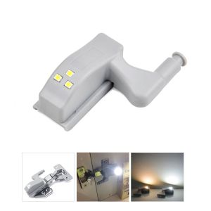 20 pièces (blanc + blanc chaud) lampe LED universelle à charnière intérieure Wardr - Neuf