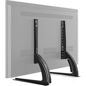 Pied Tv Universel Sur Table Support Tv Piédestal Pour Télév Urs À Ecran Plat 32"- 55" Réglage De La Hauteur Vesa Jusqu'À 800 X 400 Mm Capacité De 40 Kgs - Neuf