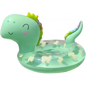 Bouée De Natation Gonflable Verte Avec Siège De Sécurité, Jouet De Natation Pour Nouveau-Né, Bouée Gonflable, Siège De Piscine Pour Bébé De 6 À 36 Mois - Neuf
