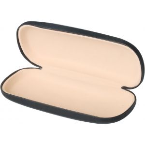 Noir Faux Cuir Dur De Lunettes Pour Les Petites Ou Moyennes Images - Neuf