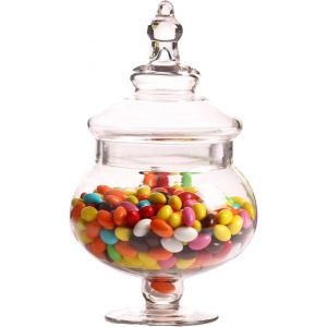 Bocal En Verre Avec Couvercle,Pot De Bonbons,Bocaux De Rangement,Pots De Conservation Alimentaire,Pour Mariage, Maison, Nourriture, Buffets, Cookies, Cuisine Et Fêtes - Neuf