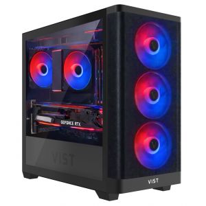 VIST PC Gaming Ryzen 7 5700X - RAM 32Go - RX 9070 XT - SSD 1To M.2 - Windows 11 Pro - Neuf