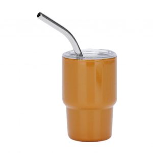 Gobelet En Acier Inoxydable Verre À Liqueur Avec Couvercle En Paille Tasse Isotherme Colorée De 3 Oz Pour Cocktails Jus De Fruits Café Conception Polyvalente Pour Les Fêtes Pique- - Neuf