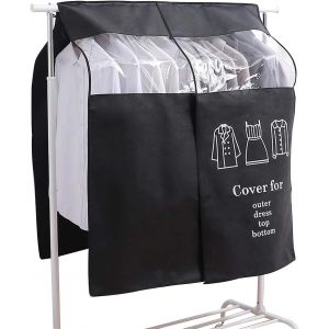 Housse de protection anti-poussière universelle noire 90 × 110 cm - Neuf