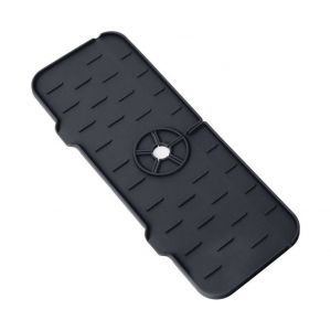 Tapis de protection anti-&eacute;claboussures en silicone pour robinet de cuisine et de salle de bain - Neuf