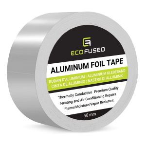 KALANKA-Ruban adhésif en Aluminium de qualité supérieure - Réparations de Chauffage et climatisation - Conducteur Thermique - Résistant à la Flamme/l'humidité/La Vapeur - Reflète la Chaleur et la lum - Neuf