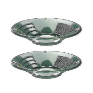 2pcs en plastique or pan bassin minier bac dragage prospection rivière outil laver or orpaillage équipement-bon - Neuf
