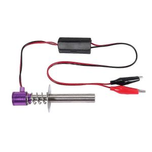 Allumeur De Bougie De Pr&eacute;chauffage Am&eacute;lior&eacute; 6v -24v &Eacute;lectronique Pour Voiture Nitro Rc Violet - Neuf
