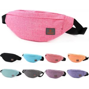 RFCBC-Tinyat Sac Banane Ville Travel Fanny Pack Ceinture Sac de Taille Sling Pocket Super léger pour Voyage Bum Bag T201 - Neuf