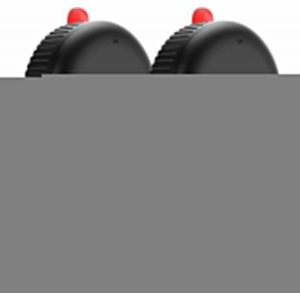 Set Of 2 Airtag Ipx8 Waterproof Mounts,Airtags Case With 3m Vhb Adhesive,Durable Pc Plus Air Tag Sticker Holder For Bikes,Skis,Tool Boxes,Lawnmowers,Trailers,Kayaks-Black - Neuf