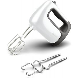 Batteur &eacute;lectrique 500 W robuste blanc/ gris - Neuf