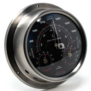 Subzonal-Rc100bth500nxs - Station M&eacute;t&eacute;o De Course - 12,5 Cm - Avec Barom&egrave;tre, Hygrom&egrave;tre, Thermom&egrave;tre - En Acier Inoxydable Bross&eacute; - Fabriqu&eacute;e En Allemagne - Neuf