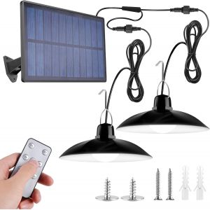 Subzonal-Lampes Solaires Pour Int&eacute;rieur Et Ext&eacute;rieur, Lampe Solaire Avec T&eacute;l&eacute;commande, Lampe Suspendue Led Solaire Ip65 R&eacute;sistante &Agrave; L'eau, Lampes Solaires Pour Ext&eacute;rieur Avec C&acirc;ble De 10 M, Lampe Su - Neuf