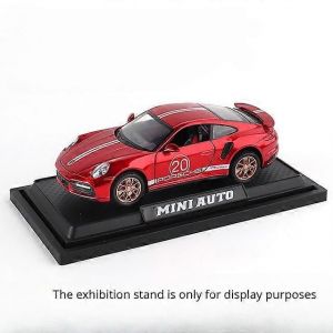 1:32 911 Turbo S Alloy Car Toy Model Metal Body Diecasts Super Sport Car with Pull Back Function Vehicle Toys for Children Gifts-Rouge SANS BO&Icirc;TE - Neuf