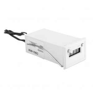 CSK4-NKW Compteur d'impulsions electromagnetiques totalisateur a 4 chiffres 0-9999 DC 12 V - Neuf