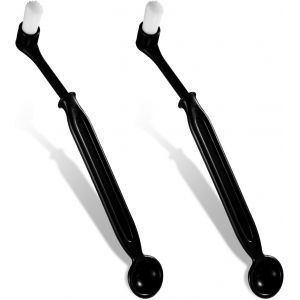 JGD-Lot de 2 brosses de nettoyage pour machine &agrave; caf&eacute; - Brosse &agrave; caf&eacute; - Brosse de nettoyage pour machine &agrave; expresso - Petite brosse de nettoyage pour le nettoyage de la machine &agrave; caf&eacute;, du moulin &agrave; ca - Neuf