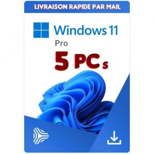 Windows 11 Pro 5 Pc - En Téléchargement - Envoi Rapide Par Mail - Facture Automatique ! - Neuf