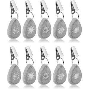 SJZG-Lot De 10 Poids De Nappe Extra Lourds - Poids Pour Nappe D'Ext&eacute;rieur - Poids Pour L'Ext&eacute;rieur - Support De Nappe Lourd - Pour L'Ext&eacute;rieur - Neuf