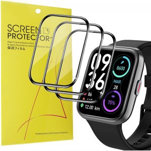 LORANKA-Lot de 3 protections d'&eacute;cran compatibles avec la montre intelligente Tensky 208BT pour homme et femme, couverture compl&egrave;te, compatible avec la montre intelligente Tensky ID208/208BT de 4,3 cm - Neuf