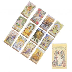 Cartes De Tarot De Fee Victorienne Jeu De Cartes De Divination Interactive En Anglais Jeu De Societe - Neuf