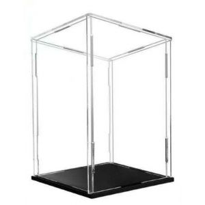 Présentoir En Acrylique Transparent Pour Figurines De Collection ¿ Noir, 15 X 15 X 25 Cm (5,9 X 5,9 X 9,8 Pouces) - Neuf