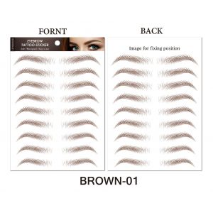 Sourcil autocollant directement le fabricant vend 6D sourcil autocollants imitant respectueux de l'environnement imperméable à l'eau de sourcil autocollants, respectueux de l'environnement - Neuf
