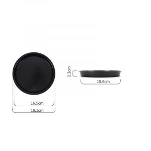 Moule De Cuisson Antiadhésif 6/7/8 Pouces,Friteuse À Air,Plateau Rond,Panier De Rôtissage,Ustensiles De Cuisson Pour Pizza,Gâteau,Accessoires De Cuisine.7 Inch Tray Black - Neuf