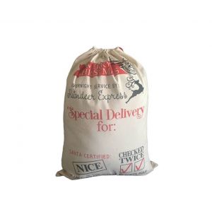 Grand Sac Cadeau Du P&egrave;re No&euml;l Pour Le R&eacute;veillon De No&euml;l Et L'emballage Des Cadeaux - Neuf