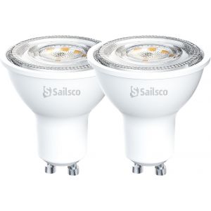 SJZG-Classe A Ampoule Gu10 Led Blanc Chaud Spot,1.9W &Eacute;quivalent 50W,345Lm 2700K Ampoule Led Gu10 Blanc Chaud,36&deg; Angle Du Faisceau,Non-Dimmable,Lot De 2 - Neuf